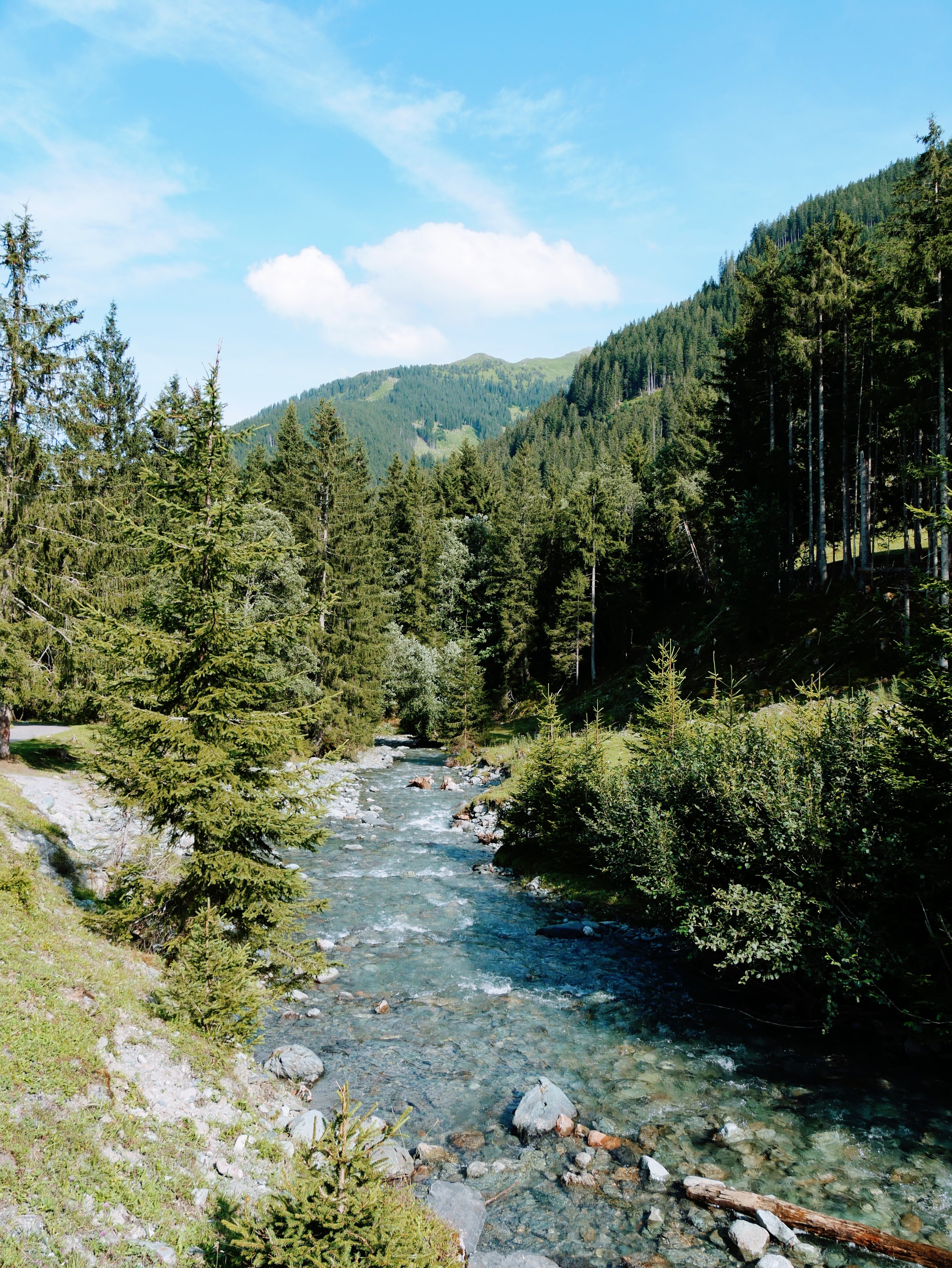 Stroompje in Talschluss Saalbach Hinterglemm